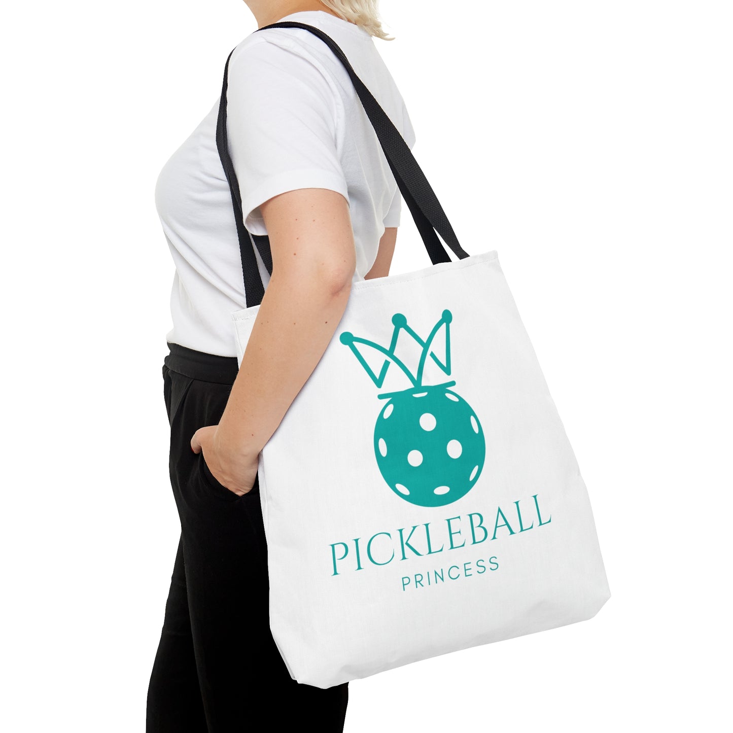 Pickleball Princess Tiffany Blue Imprint. Tote Bag