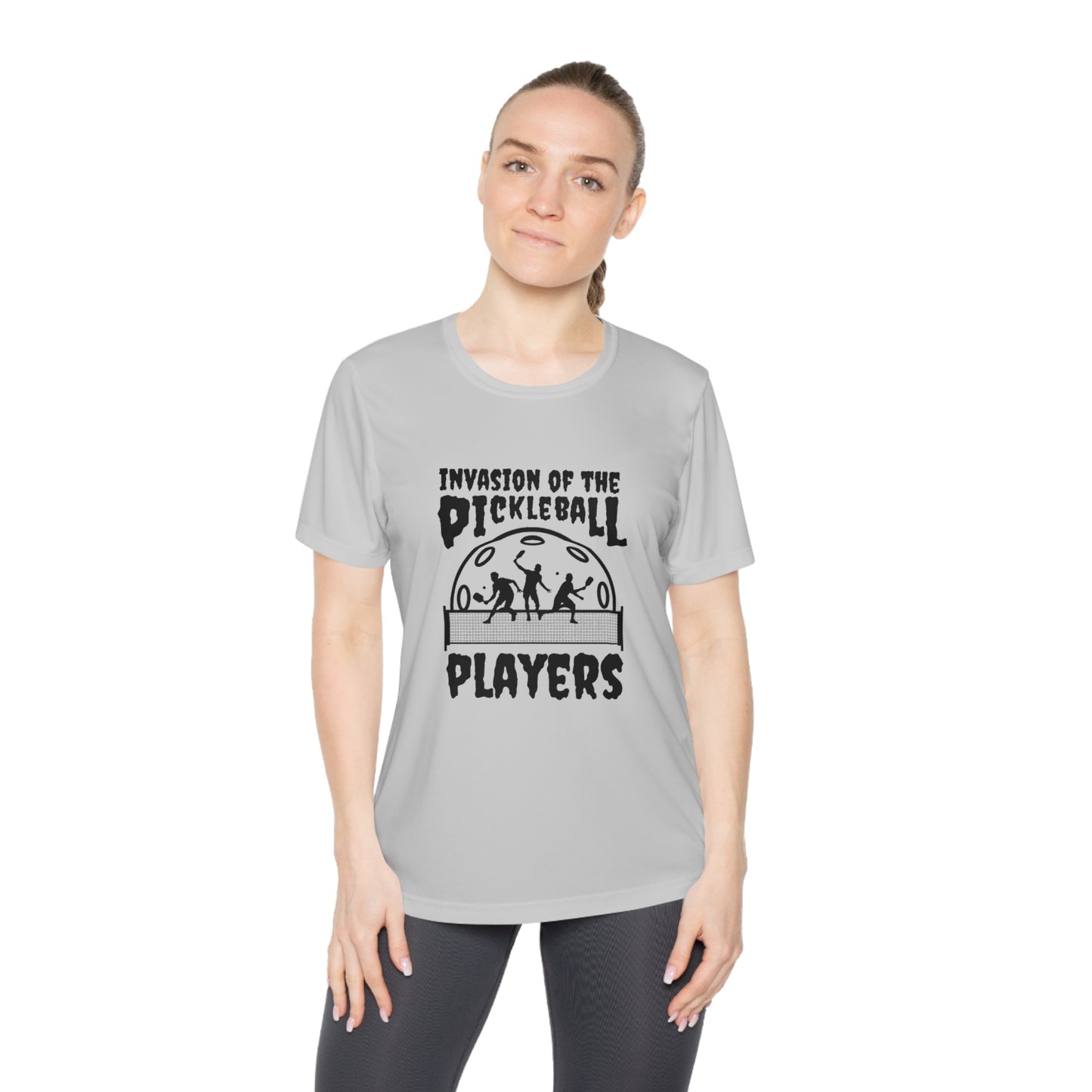 Invasion of the Pickleball Players Women's Moisture Wicking