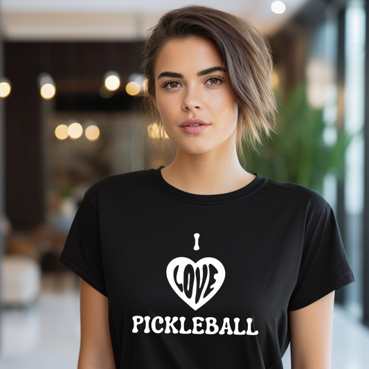 I Love Pickleball Bella+Canvas